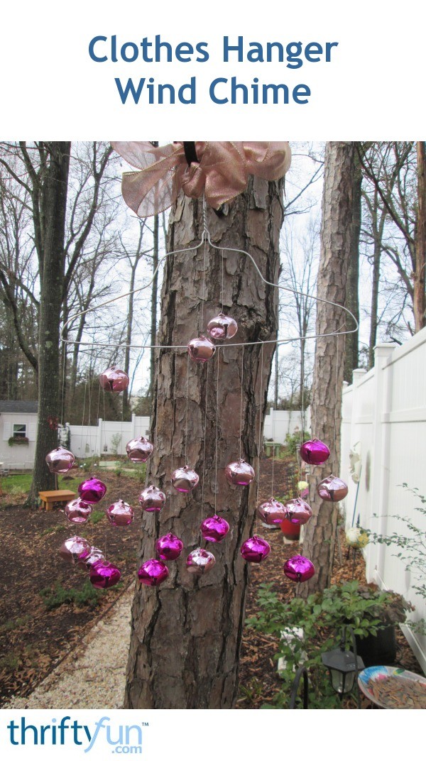 DIY Clothes Hanger Wind Chime ThriftyFun