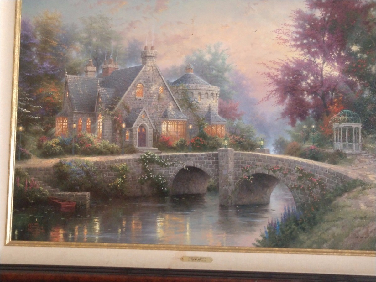 Finding The Value Of A Thomas Kinkade Print ThriftyFun   Value Of A Thomas Kinkade Print 1 X3 