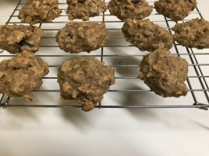Breakfast Cookies cooling on rack