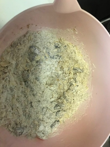 mixing dry ingredients