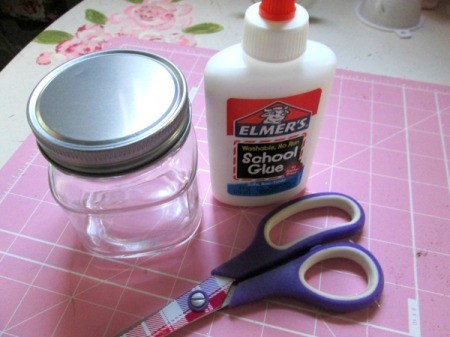 Homemade Mod Podge - supplies