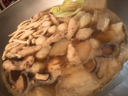 cooking foods in broth