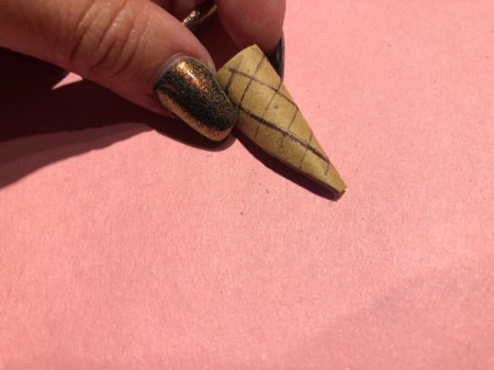 3D Ice Cream Card - shape into a half cone