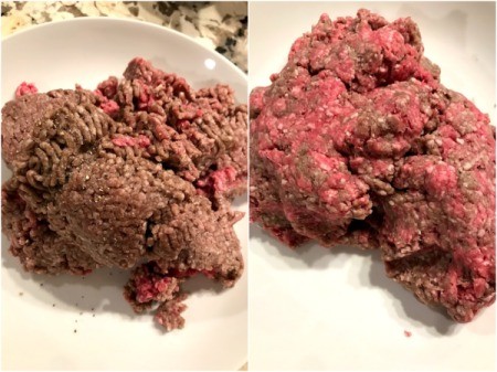 seasoned ground beef