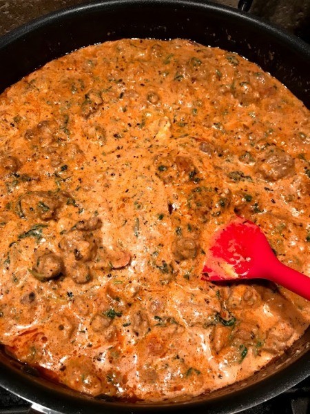 Creamy Meat Sauce for Pasta