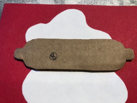 "I Knead You" Card - draw cartoon eyes on the rolling pin