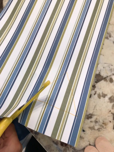 Rocketship Valentine's Day Gifts - draw a triangle on a piece of craft paper