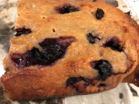 baked Blueberry Yogurt Loaf Cake