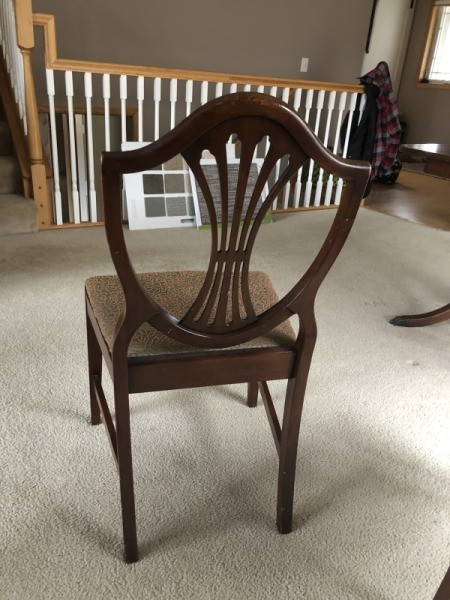 Value of Dining Room Table and Chairs