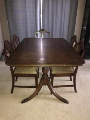 Value of Dining Room Table and Chairs