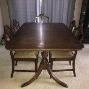 Value of Dining Room Table and Chairs