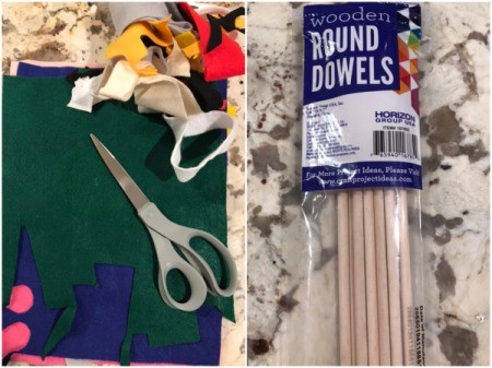 Arrow Toss Valentine's Day Toddler Game - supplies