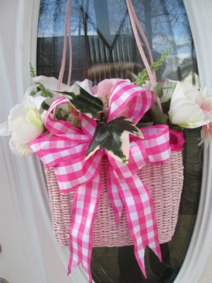 Straw Handbag Planter