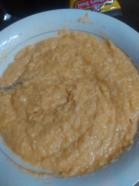 Coconut Macaroon batter