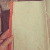 A homemade notepad with scented pages.
