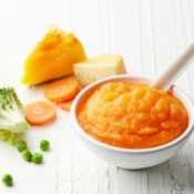 A vegetable puree to add to food for extra nutrition.