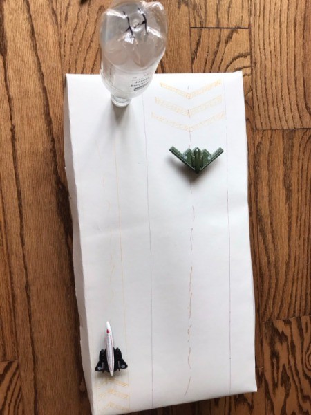 Toy Helicopter/Airplane Landing Pad - top view of the landing pad