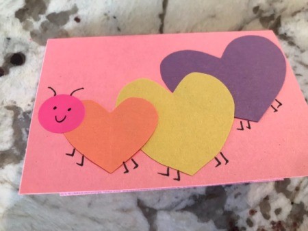 Cutout Heart Valentines - add legs