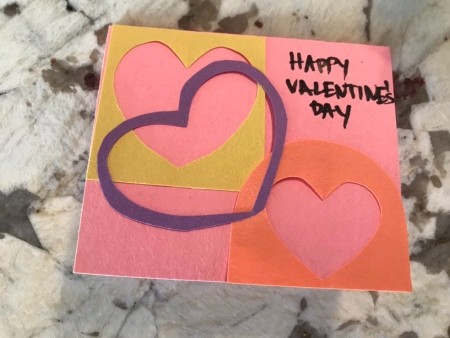 Cutout Heart Valentines - add greeting