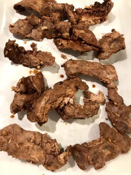 cooked & marinaded Pork Riblets