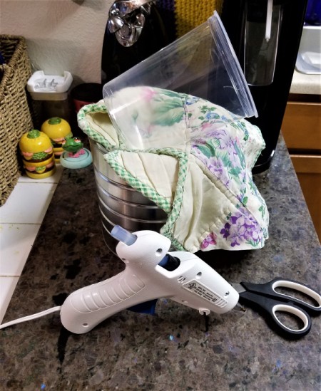 Camouflage Your Trashcan - supplies