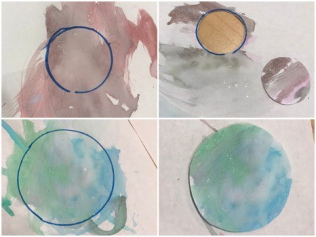 Planetary Artwork - cut out the planets
