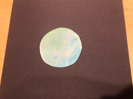 Planetary Artwork - glue down planets