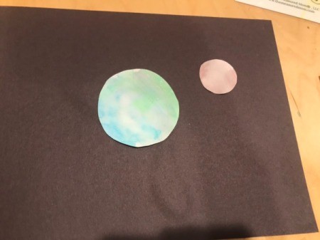 Planetary Artwork - Earth and second planet