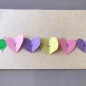 Heart Shaped Caterpillar Name Puzzle