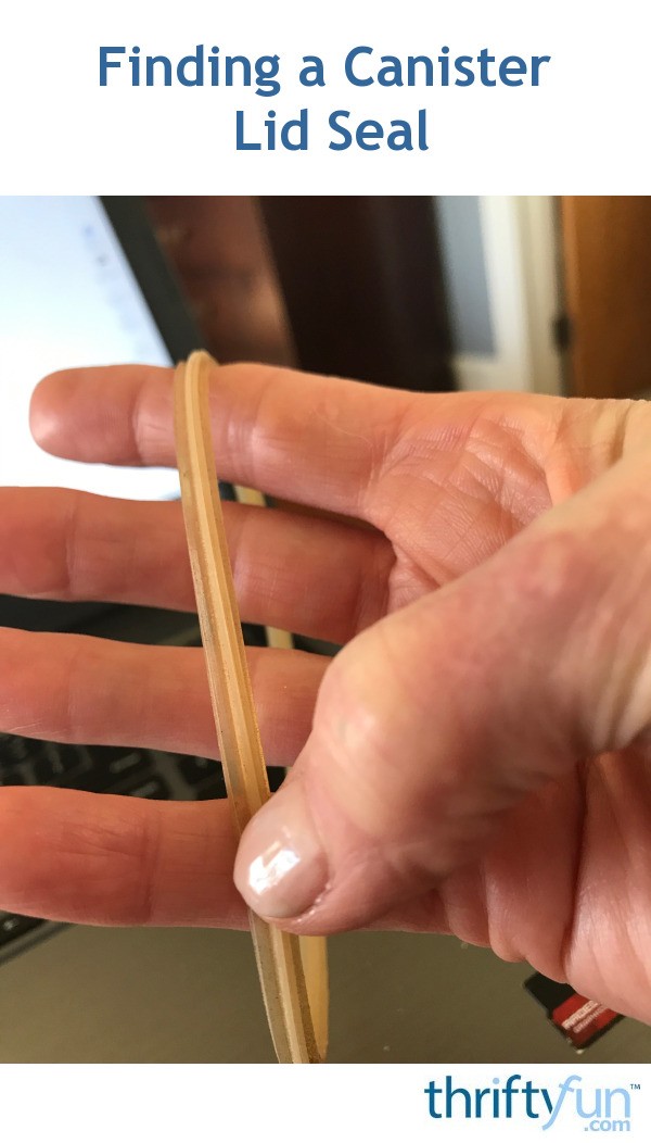Finding a Canister Lid Seal? ThriftyFun
