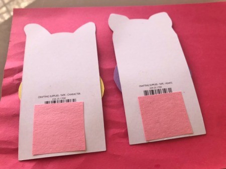 "Eyes On You" Valentines - cover the text with squares of paper