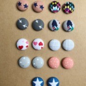 Name Ideas for a Fabric Buton Earring Business - fabric button earrings