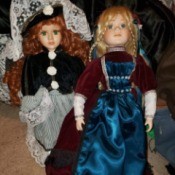 Value of Porcelain Dolls - unidentified porcelain dolls perhaps from Ireland