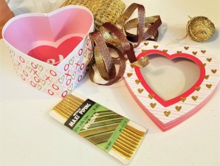 Decorated Heart Box Crafts