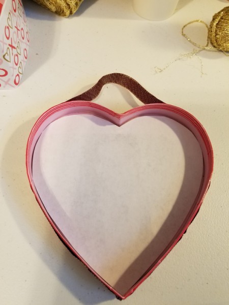 Decorated Heart Box Crafts - cut and place inside
