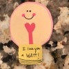 "I love you a WATT!" Greeting Card - bulb with message