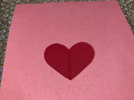 Guitar Heartstrings Card - unfold the heart