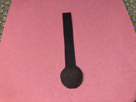 Guitar Heartstrings Card - cut out the neck of the guitar