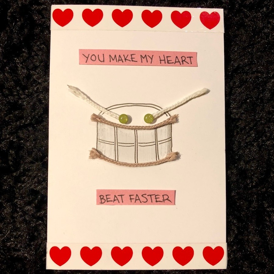 Making a Drum Beat Greeting Card ThriftyFun