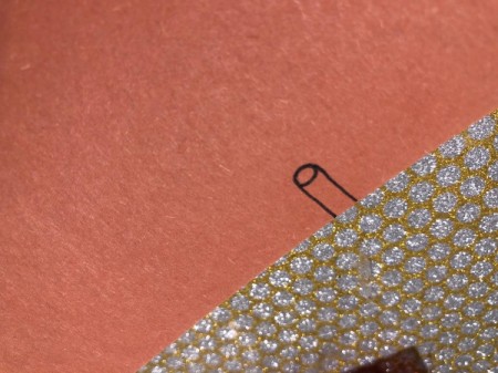 "I Like You Elote" Multi-occasion Greeting Card - draw the end of a skewer on the brown paper, cut out