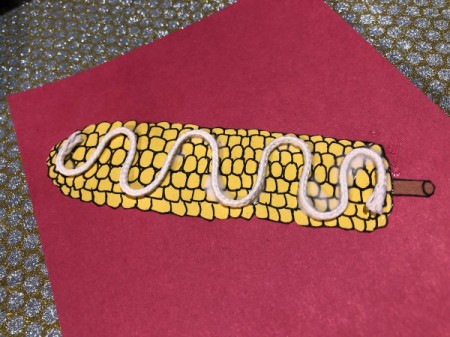 "I Like You Elote" Multi-occasion Greeting Card - allow to dry, weigh down corn if necessary