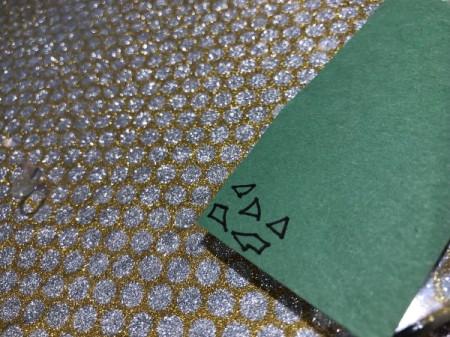 "I Like You Elote" Multi-occasion Greeting Card - draw small shapes on the green paper for the chopped cilantro