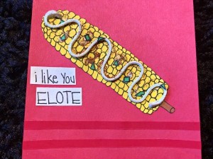 "I Like You Elote" Multi-occasion Greeting Card - finished card