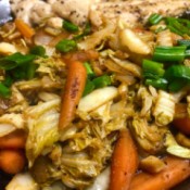 finished Napa Cabbage Stir Fry