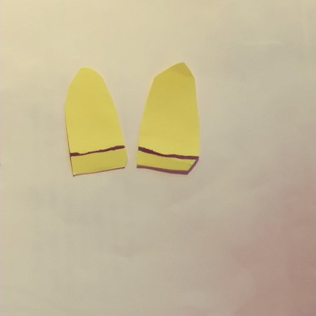 Paper Easter Bunny - ears