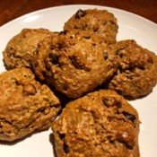 baked cookies on plate