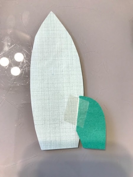 Straw Space Rocket - adding fins to body of rocket on back