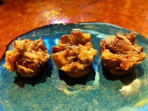 Mini French Toast Cups on plate