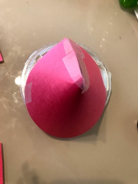 Rocket Ship Party Favor Cups - tape the cone to the cup lid