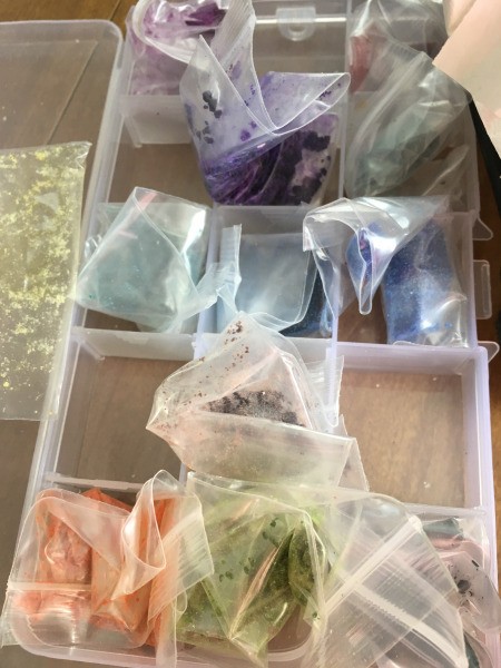Teacup Candles - bags of color chips